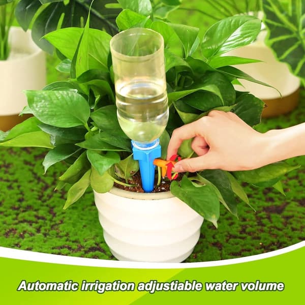 40x vanndrypper - plantevanningssystem - dryppsystem - vanningssystem - vannkule - plantekule ...