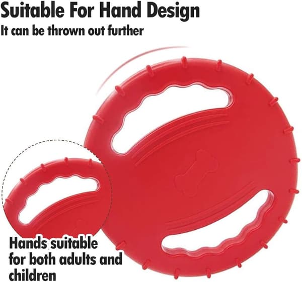 Frisbee och hundleksak, interaktiv medelstor hundleksak - utomhus