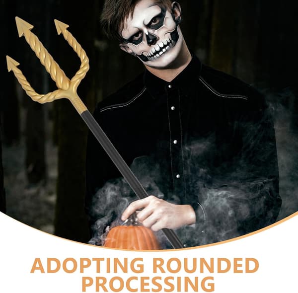 Spiral Trident Kostymerekvisitt for Halloweenfest Cosplay Multi