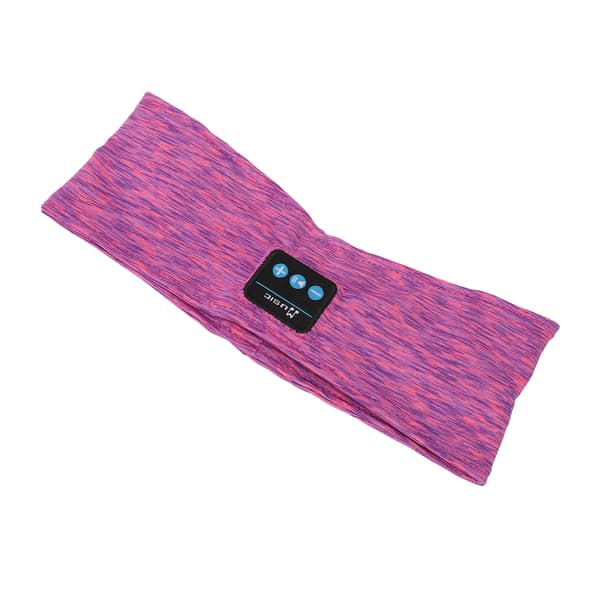 Wireless Sleep Headband Adjustable Musical Soft Sleep Headphones for Running Yoga Purple