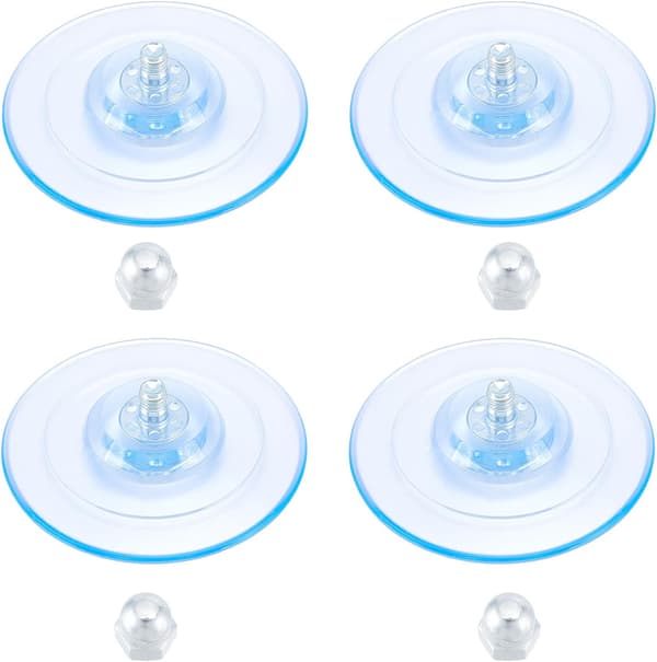 85mm 4PCS Cat Perch with Suction Cups for Window Replacement Legs for Screw-Mounted Cat Hammock Wireless Seat Bed Pet Supplies