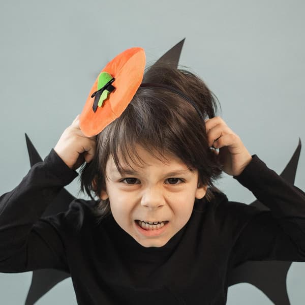 Pumpahatt Halloween Säsong Form Pannband för Kostymfest