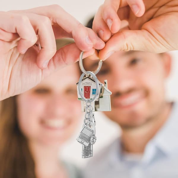 Computer Music Keychain Keyboard Mouse Charm Keyring for Engineering Graduation Gifts Style Accessories