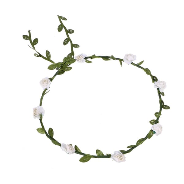 Blomsterhodebånd for kvinner Bryllupsfest Hårtilbehør