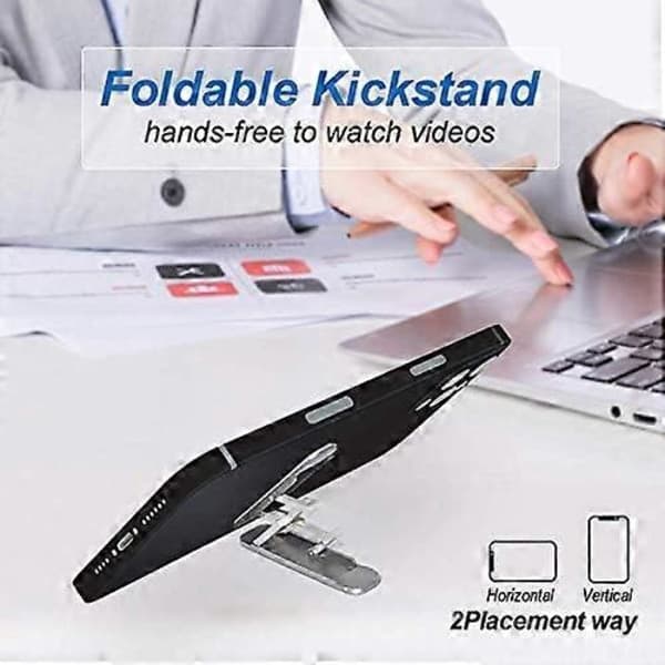 Phone Stand, Multi-Angle Aluminum Cell Phone Stand (Adjustable Angle) (Vertical and Horizontal)