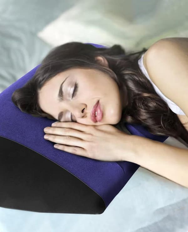Inflatable Wedge Pillow, Leg Care & Back Support Pillow for Bed, Travel, Office and Relaxation