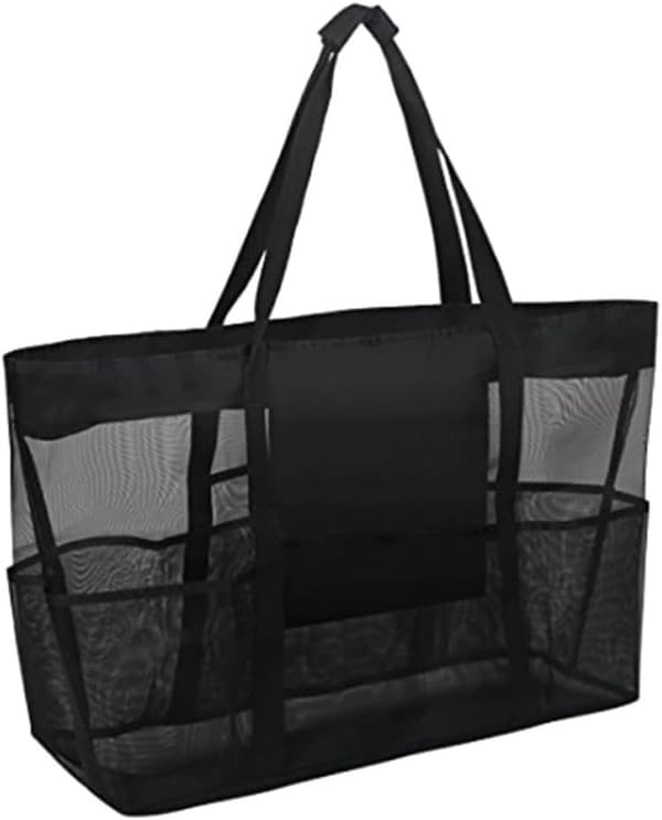 Strandnettveske 70x18x45cm Nylon Reiseoppbevaring
