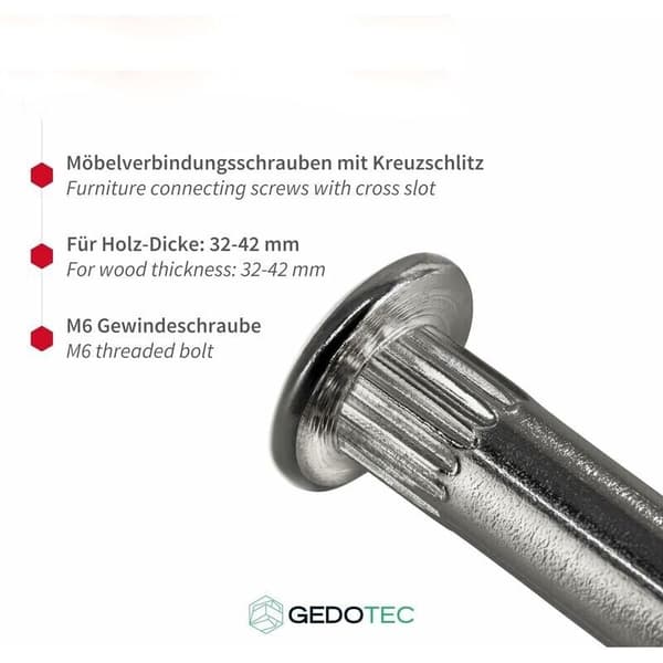 Connecting Screws, Hex Socket Screws with Thread, Professional Assembly Screws, Nickel-Plated Steel Hex