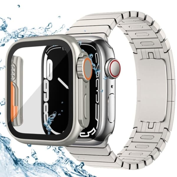 Switch til Ultra Case PC hærdet glas titanium 45MM-45MM titanium 45MM-45MM