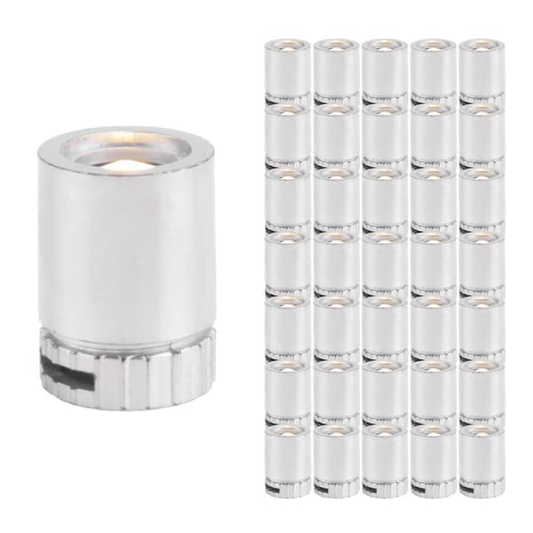 36 stk. miniaturelamper til dukkehus, miniature LED-lys til håndværk, mini spotlights batteridrevne (varm hvid)