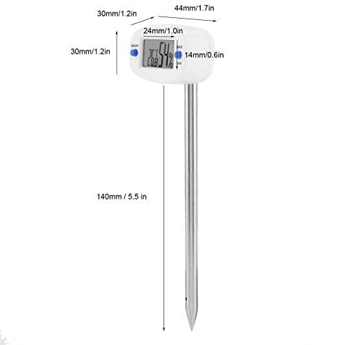 TA290 Digital Soil Hygrometer, Temperature Tester with Single Probe for Gardening Agriculture