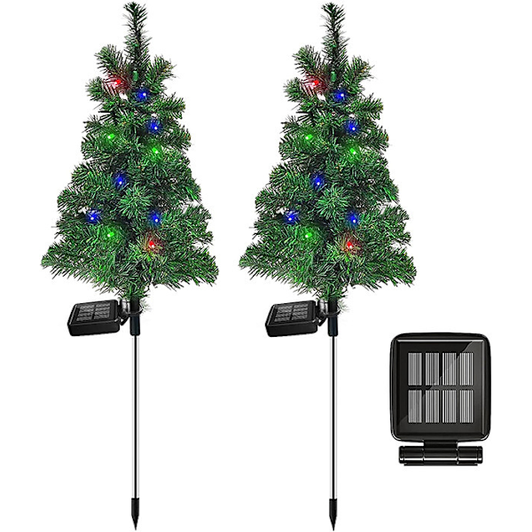 2 st julgransdekorationer för utomhusbelysning 2PCS