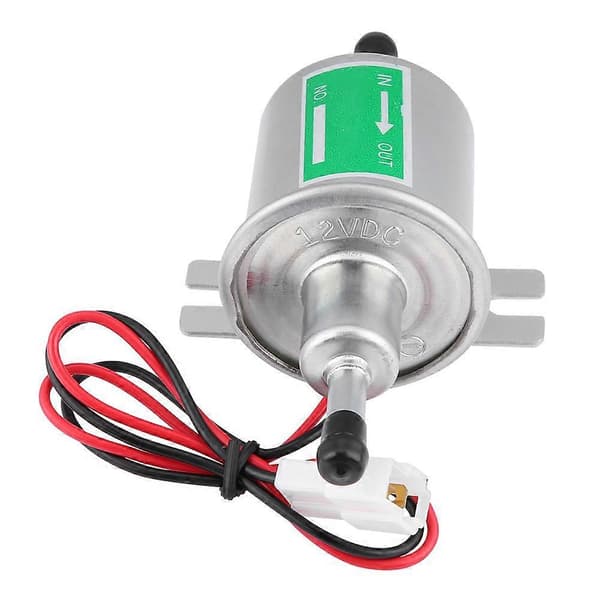 HEP-02A 12V Universal Fuel Pump Compatible with Gasoline, Diesel Engines and Generators