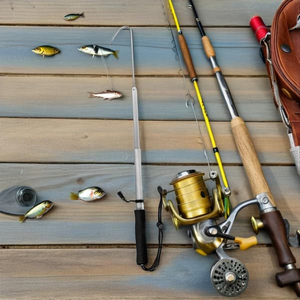 Teleskopisk fiskekrog i rustfrit stål, udtrækkelig 40-89 cm til saltvandsfiskeri