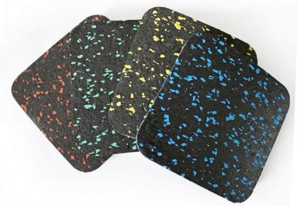 4pcs Treadmill Pad Vibration Plate Rubber Mat Exercise Equipment Furniture Vibration Reducing Mat