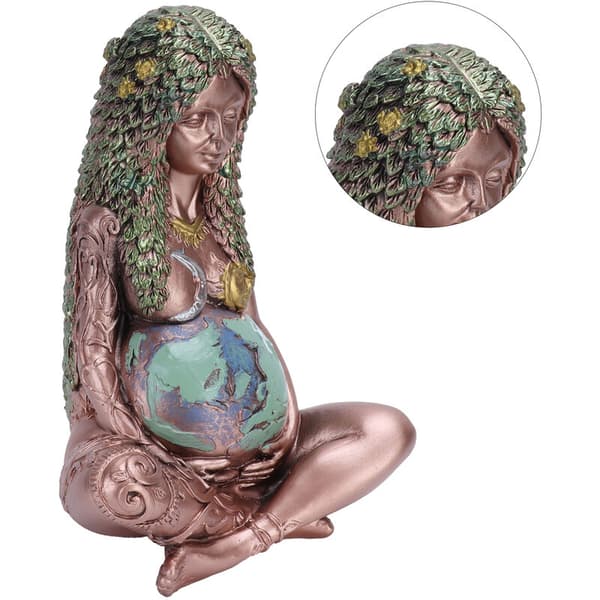 Harts Resin Statue av Moder Jord, Hagedekorasjon, Gudinnestatue
