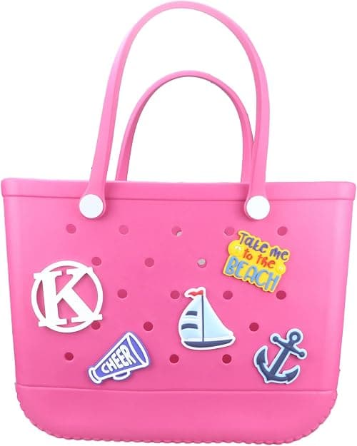 Strandtaske Tilbehør PVC Gummi Taskeindsatser Charms til Bogg Bag