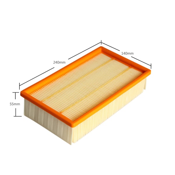 HEPA-filter til Kärcher NT25/NT35/NT45 2-pak