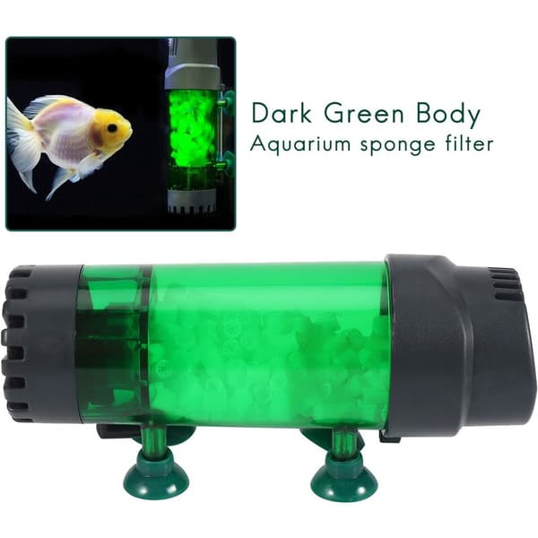 Fluidized Moving Bed Aquarium Filter, Bubble Stone Sponge Filter LH-300