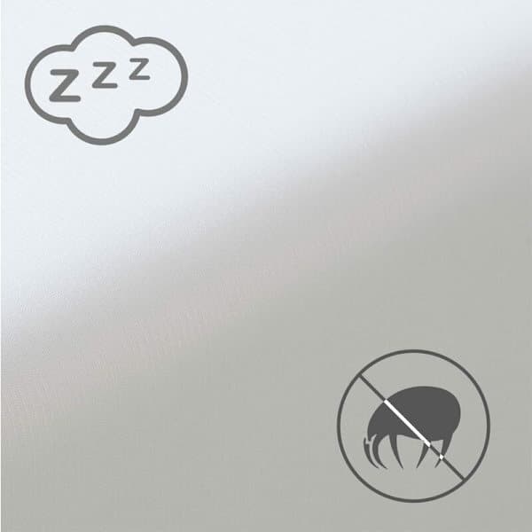 Waterproof and breathable mattress protector with zipper against dust mites. Single size 90x200cm