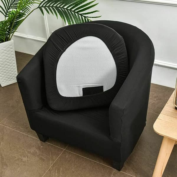 Betræk til Chesterfield chaiselong, elastisk og skridsikkert, til sofa eller bad.