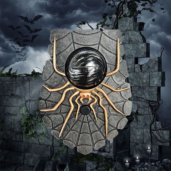 Scary Spider Doorbell with Halloween Ghost Eyes, Features of Horror Glow
