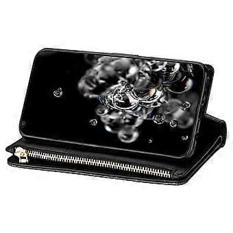 Fodral för Samsung Galaxy A15 4G/5G med dragkedjeficka PU Läder Plånbok Glitter Telefonfodral Style D Style D