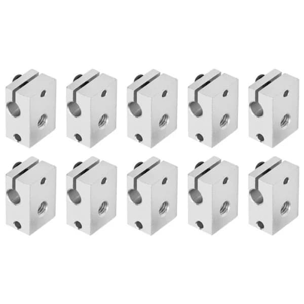 Varmeblok Holdbar Varmedyse Tilbehør Let at installere 3D-printertilbehør Aluminiumvarmer