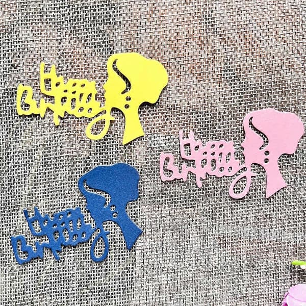 Födelsedagsflicka Metall Skärande Dies Scrapbooking Schablon Stansar Kort Prägling_tfrf