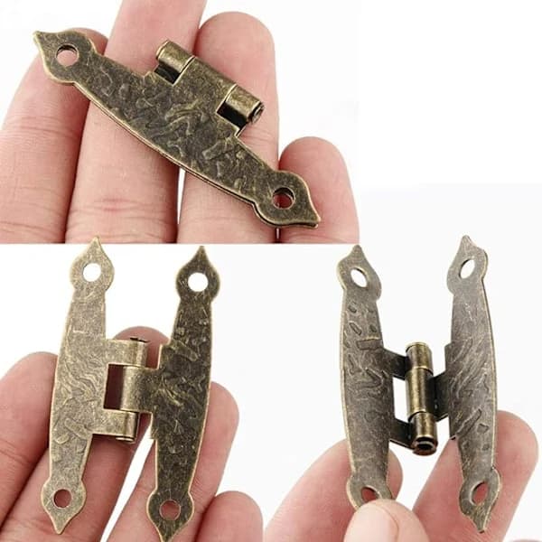{xj}20 Pcs Antique Hinges, Decorative Hinges, Cabinet Hinges for C DXGHC