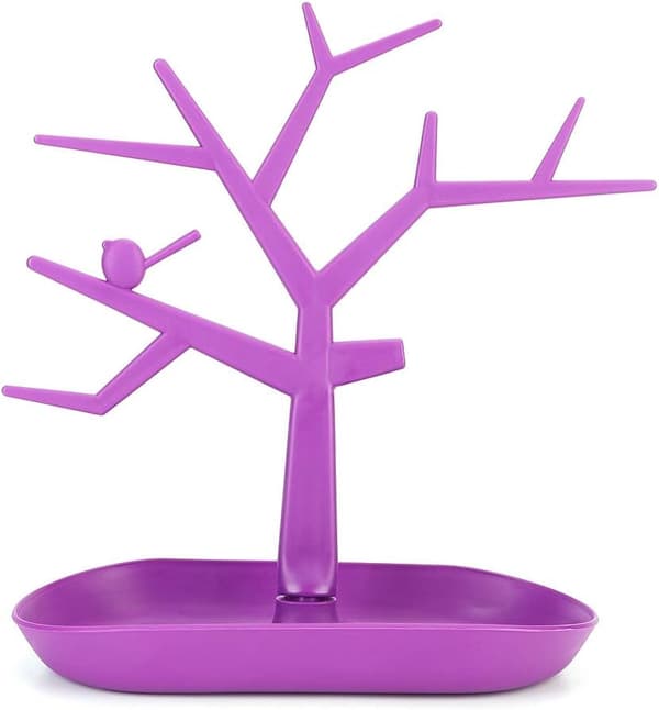 Smykkestativ i form af træ (lilla) Lilla Purple