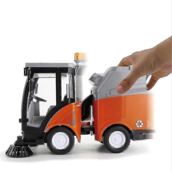SiMuLation Veirengjøringsbil Leketøy Søppelbil Renhold DiSpoSaL Trikk ModeL Lys MuSikk PuLL-b