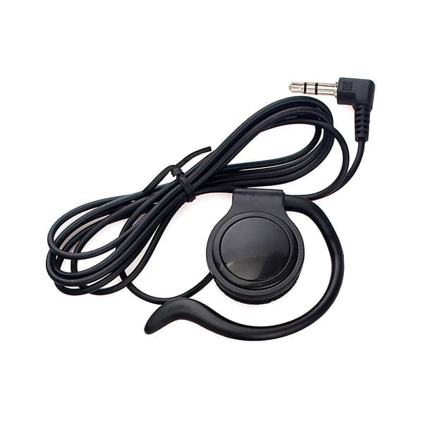 G-shaped Soft Earhook Earpiece 3.5mm Jack Single-sided Headset Headphones [DB] Left ear Left ear