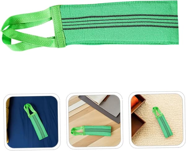 Exfoliating Body Scrub Towel Effective Dirt Removal Long Back Scrubber 4 Pcs