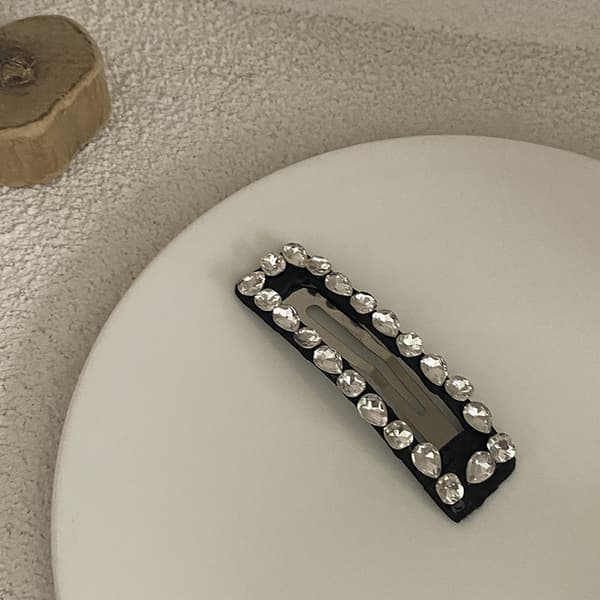 3 st, färger och skönhet hårklämma kvinna chic - strass hår B