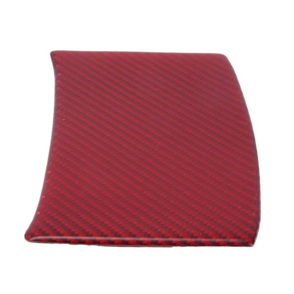 ABS Red Fiber Armrest Box Cover Trim Decoration Sticker for 10th Gen 2016 2017 2018 2019