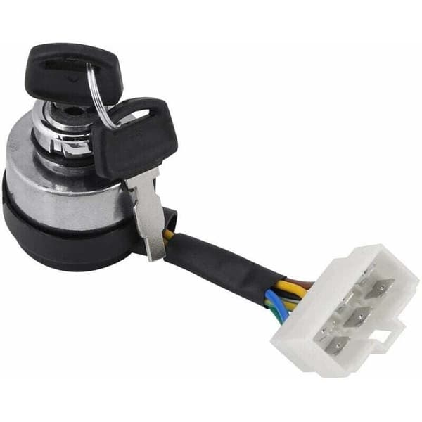 6-Wire Ignition Key Switch - Starter for 2.5-6.5KW Gasoline Generator - Replacement for Damaged Parts