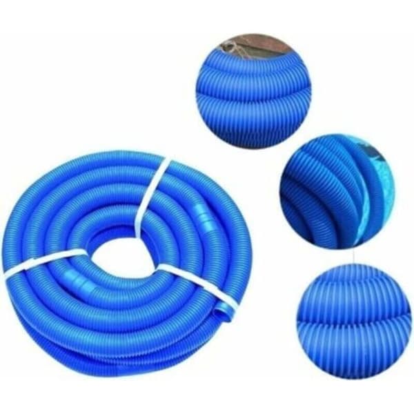 32 mm poolslange - 5 m længde - fleksibel polyethylen, UV- og klorresistent - højt vandflow