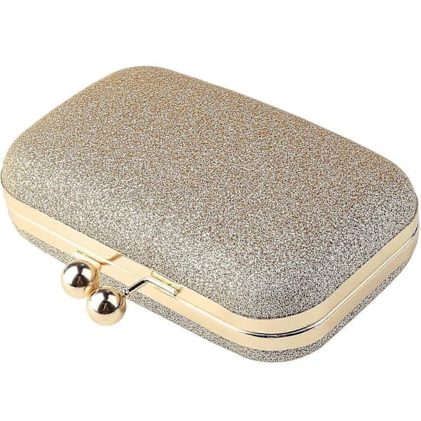 Läder Kedjeväska Handväska Flickväskor Kvällsväska Dam Crossbody Väska Axelväska Plånböcker-guld
