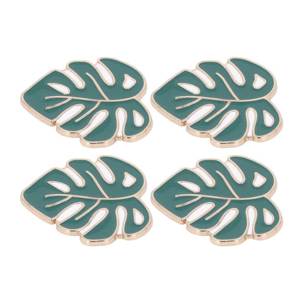 4 stk nåleholder sett DIY magnet korssting broderi tilbehør grønne blader