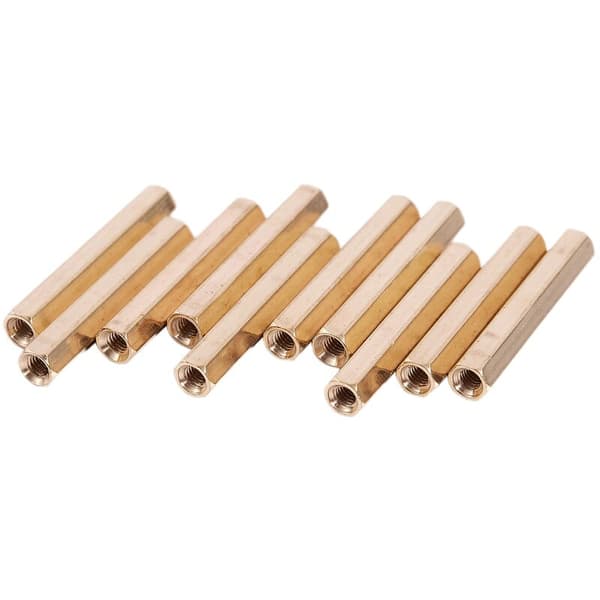 10 stk M3 gevind sekskantede afstandsstykker 30 mm lange