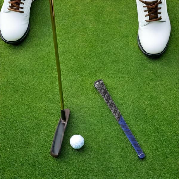 Golfgummigreb til Driver og Putter, Blødt Skridsikkert Blåt og Sort Erstatningsgreb