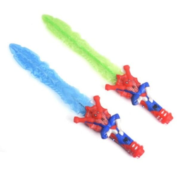 Spiderman Superhelte Sværd Lydlegetøj Med LED-lys Drenge & Piger Hurtig Levering - Tilfældig Farve