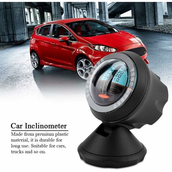 Bilinclinometer - Fordons lutningsvinkelindikator Mätare Vägsäkerhetsinstrument