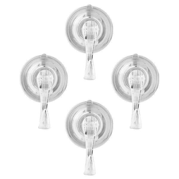 Pack Suction Cup Hooks Transparent Reusable Heavy Duty Vacuum Cleaners