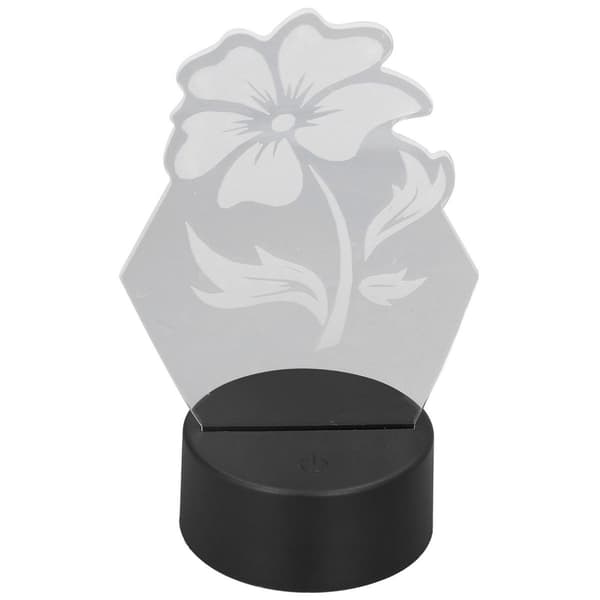 3D Night Light, 7 Colors, Touch Control, 3D Vivid Flower Shape KLB