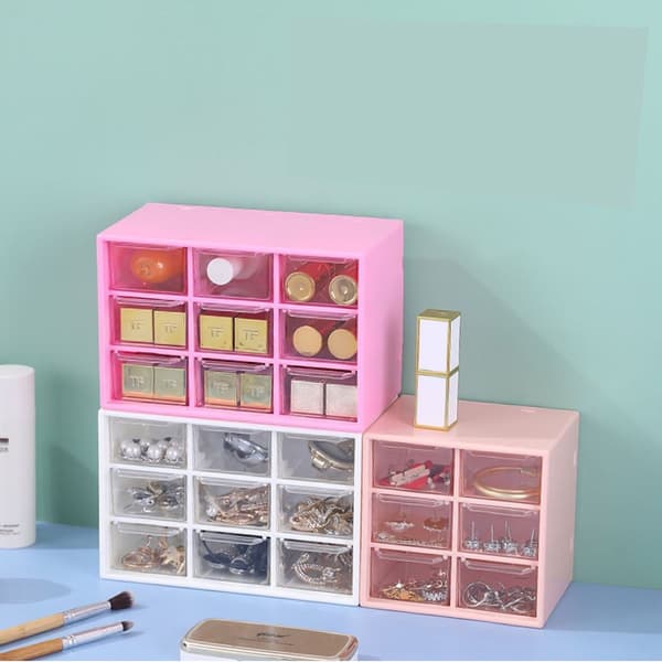 With removable mini drawer for your desk in white