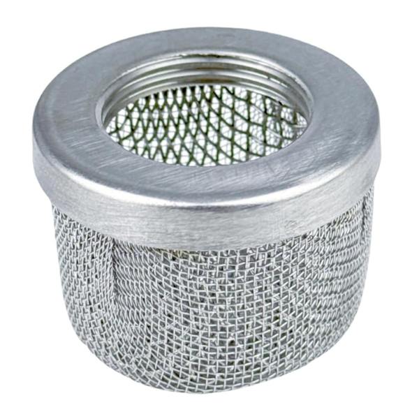 Sugrörsfilter for luftfrie malingssprøyter, nettingfilter med 1\" gjenge