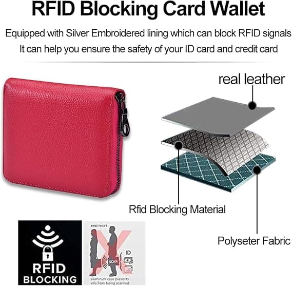 Aito Nahkainen Luottokorttikotelo RFID-lompakko Matka