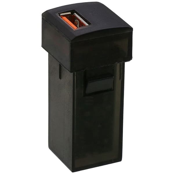 QC3.0 USB-grensesnittuttak Billader Batterimonitor Spenningsdisplay for Prado